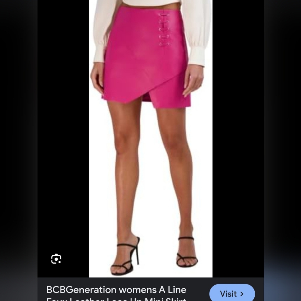 BCBGeneration Pink Mini Skirt, Sz M